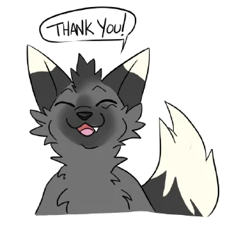 🙏 emoji Junbi the Fox Telegram sticker 21 of 80