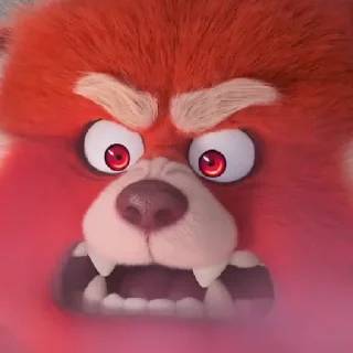 😠 emoji Turning Red - Mei Panda Telegram sticker 7 of 45