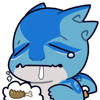 🍗 emoji Cirrus Telegram sticker 22 of 120