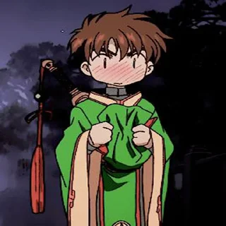 😳 emoji ~💚Syaoran💚~ Telegram sticker 17 of 44