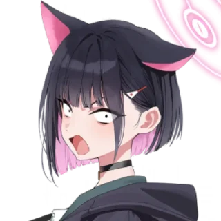 🤬 emoji 杏山 カズサ Telegram sticker 8 of 14
