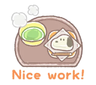 🍵 emoji Snoopy animated stickers Telegram sticker 11 of 46