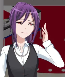 😌 emoji Seta Kaoru Telegram sticker 20 of 31