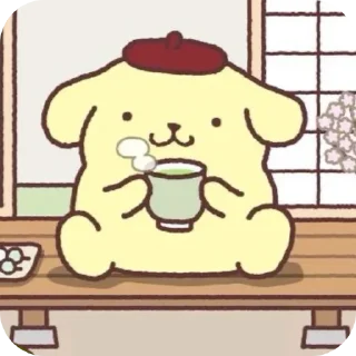 🙂 emoji pompompurin Telegram sticker 17 of 37