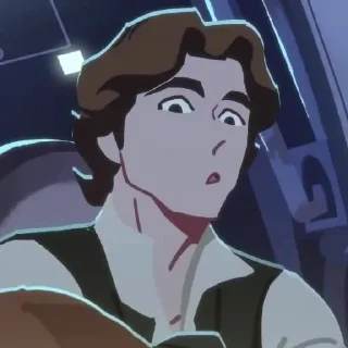 😯 emoji «STAR WARS: Galaxy of Adventures» by Bella | from Ahsoka’s Order Telegram sticker 13 of 81