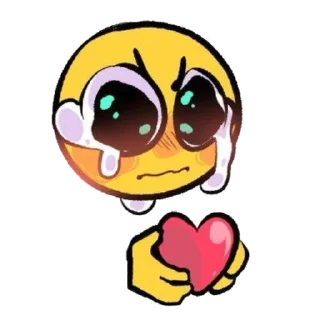 🥺 emoji Cursed emojis cute Telegram sticker 5 of 29