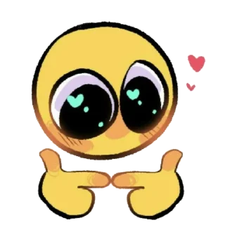 😍 emoji Cursed emojis cute Telegram sticker 14 of 29