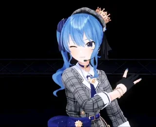 ✌️ emoji すいちゃんは、今日もかわいい！ Telegram sticker 22 of 86