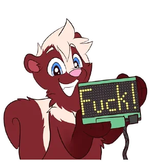 🤬 emoji Nieto Skunk / Maney Telegram sticker 11 of 56