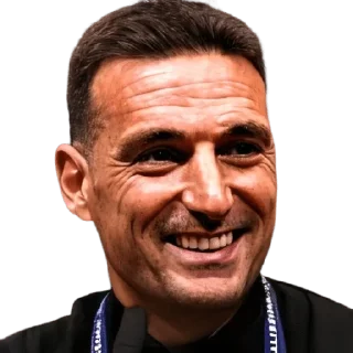 😁 emoji Lionel Scaloni Telegram sticker 1 of 32