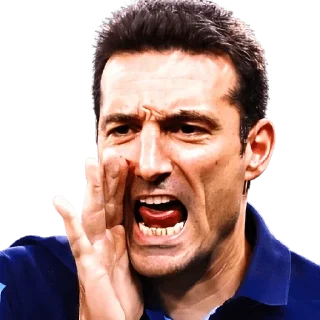 🤬 emoji Lionel Scaloni Telegram sticker 10 of 32