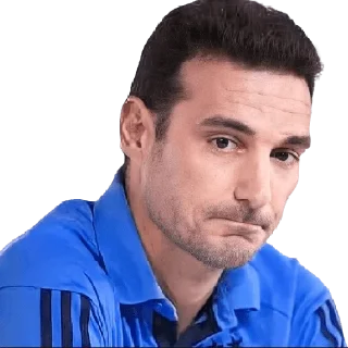 😕 emoji Lionel Scaloni Telegram sticker 24 of 32