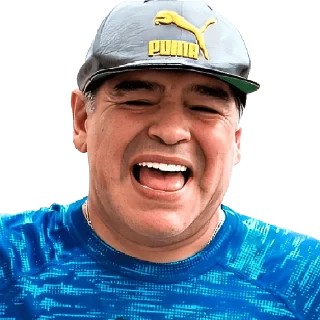Sticker from Maradona