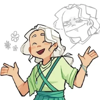 🙂 emoji INFJ Fanart & Memes Telegram sticker 22 of 120