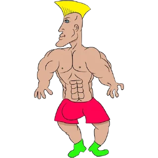 💪 emoji CHADS Telegram sticker 3 of 10