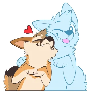 ❤️ emoji SwiftFox Stickers by Pulexart.com Telegram sticker 5 of 13