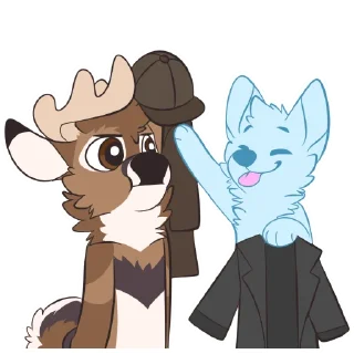 Sticker from Deer Stickers by Pulexart.com