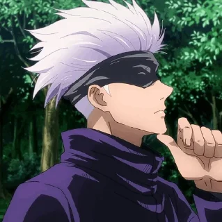 〰 emoji Gojo Satoru. Telegram sticker 18 of 96