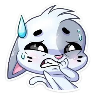 😰 emoji rya ~ @vanilla Telegram sticker 5 of 118