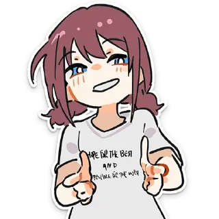 Sticker from Girls Band Cry by @YDPFaLION