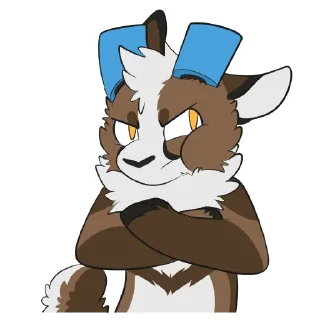 🚫 emoji Goat Stickers by Pulexart.com Telegram sticker 10 of 13