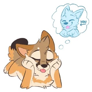 💭 emoji SwiftFox Stickers by Pulexart.com Telegram sticker 9 of 13