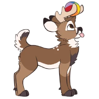 ⚾️ emoji Deer Stickers by Pulexart.com Telegram sticker 15 of 18