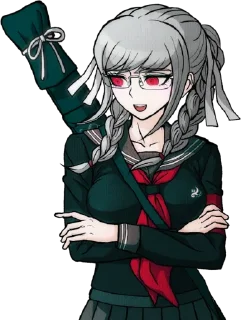 😌 emoji Peko Pekoyama Telegram sticker 15 of 20