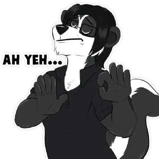 Sticker from Goth Skunk