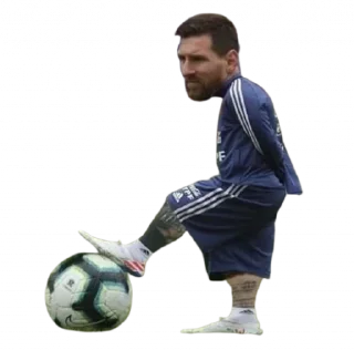 🤨 emoji Messi @SvSticker Telegram sticker 19 of 35