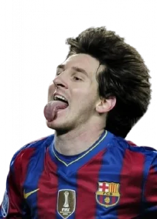 😛 emoji Messi @SvSticker Telegram sticker 15 of 35
