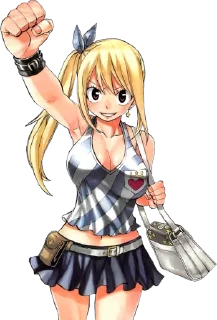 👍 emoji Lucy Heartfilia Telegram sticker 14 of 35