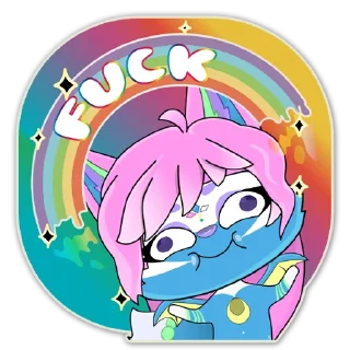 🤪 emoji Lovely Zura Telegram sticker 21 of 49