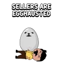 😡 emoji Eggdog Animated Sticker Telegram sticker 8 of 10