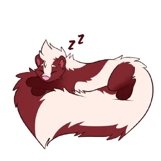 😴 emoji Nieto Skunk / Maney Telegram sticker 18 of 56