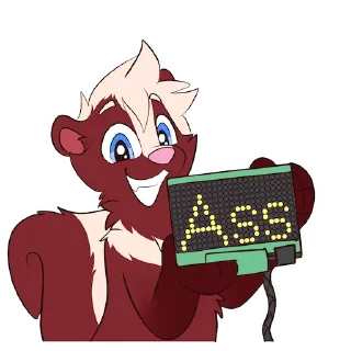 🍑 emoji Nieto Skunk / Maney Telegram sticker 12 of 56