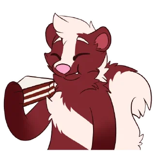 🎂 emoji Nieto Skunk / Maney Telegram sticker 19 of 56
