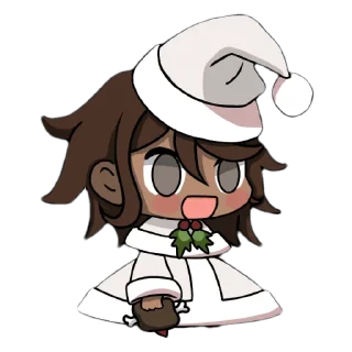 😊 emoji Danganronpa Padoru @Gian_TGX Telegram sticker 6 of 40