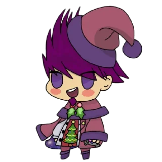 😊 emoji Danganronpa Padoru @Gian_TGX Telegram sticker 21 of 40