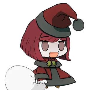 😊 emoji Danganronpa Padoru @Gian_TGX Telegram sticker 16 of 40