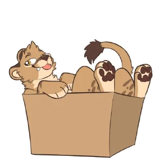 🐈 emoji Lion Stickers by Pulexart.com Telegram sticker 19 of 32