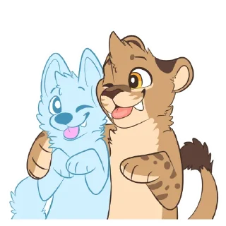 🤗 emoji Lion Stickers by Pulexart.com Telegram sticker 20 of 32