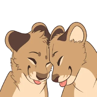 🤗 emoji Lion Stickers by Pulexart.com Telegram sticker 17 of 32