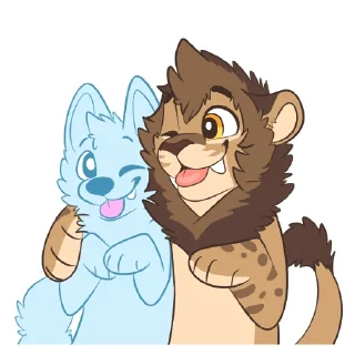 Sticker from Lion Stickers by Pulexart.com