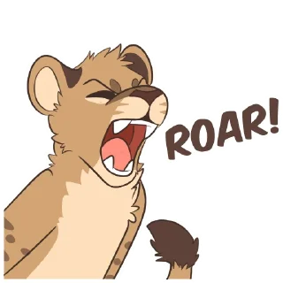 🦁 emoji Lion Stickers by Pulexart.com Telegram sticker 18 of 32