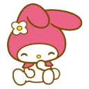😆 emoji My Melody Telegram sticker 9 of 35
