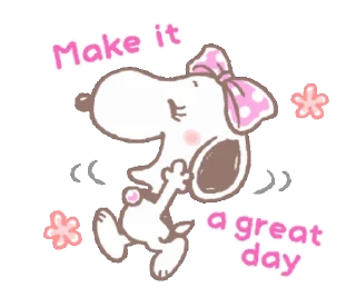 🌷 emoji Snoopy animated stickers Telegram sticker 10 of 46