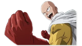 💪 emoji Saitama Telegram sticker 8 of 9