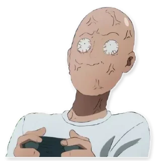 😖 emoji Saitama Telegram sticker 2 of 9
