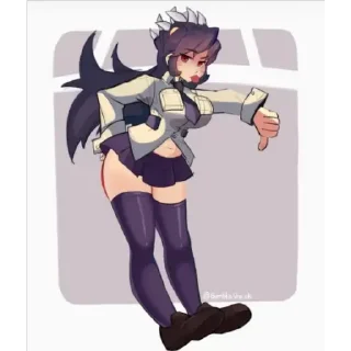 👎 emoji Filia & Samson (Skullforce) Telegram sticker 22 of 58